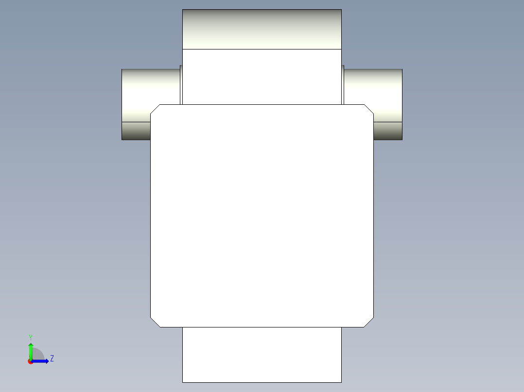 德克斯TUNKERS气缸数模KS_125_2_A00_T12_135GRAD左视图
