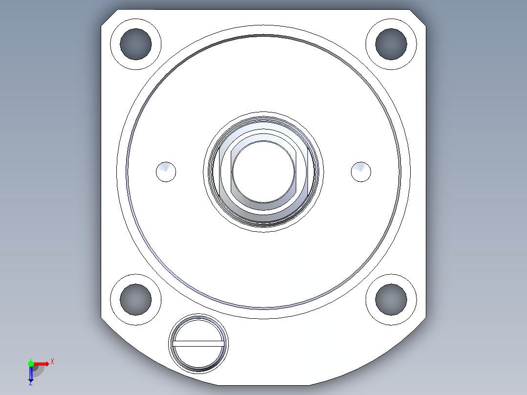 KOSMEKLC0652-SxM-E多系列多零件图纸模型俯视图