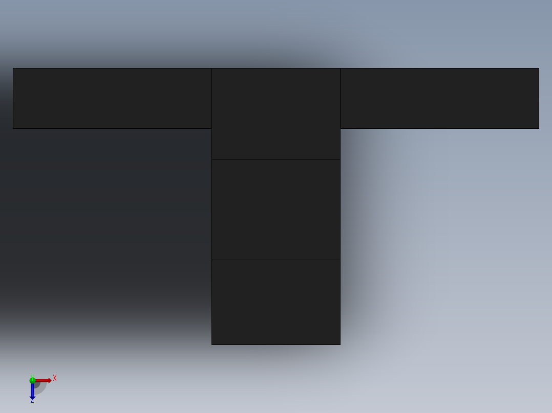 直线模组LHA22-4设计图纸俯视图