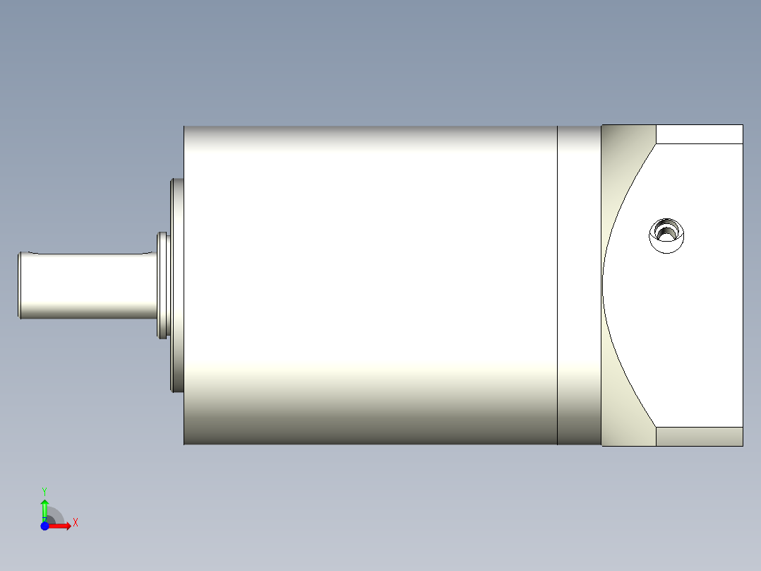 直齿PLE120-L3-LC 22-110-145-M8.stp前视图