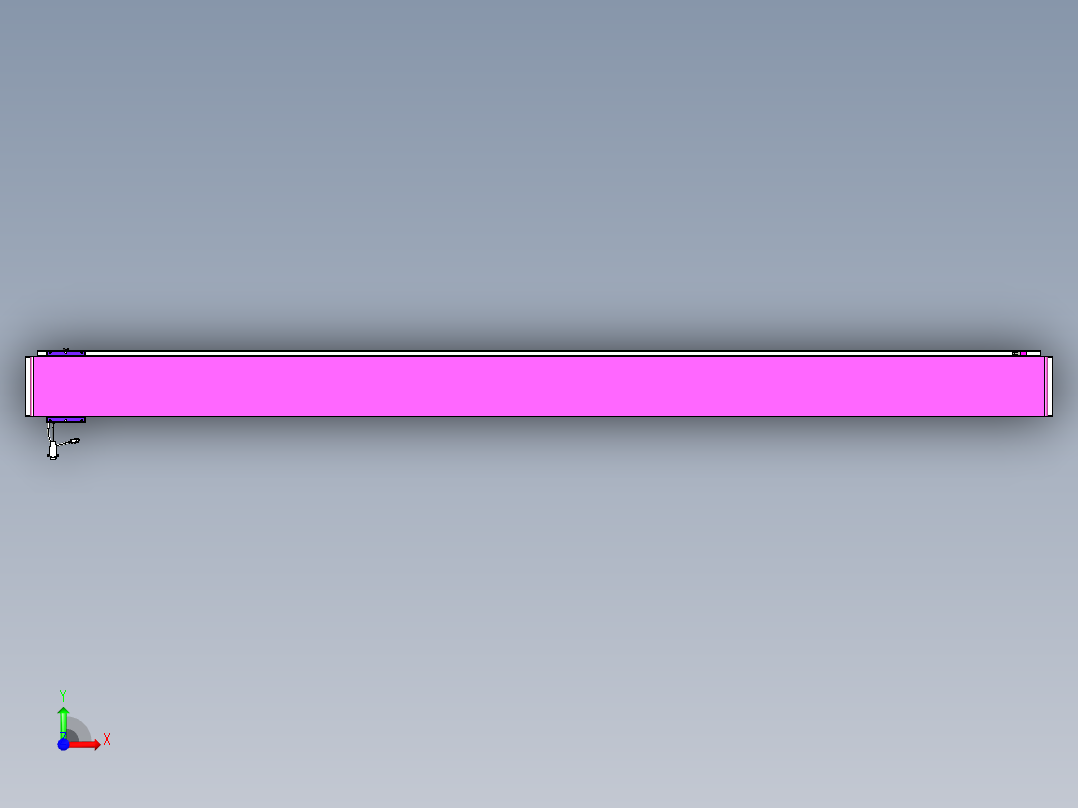 威洛博VL系列直线电机模组-VL17E1-S2700前视图