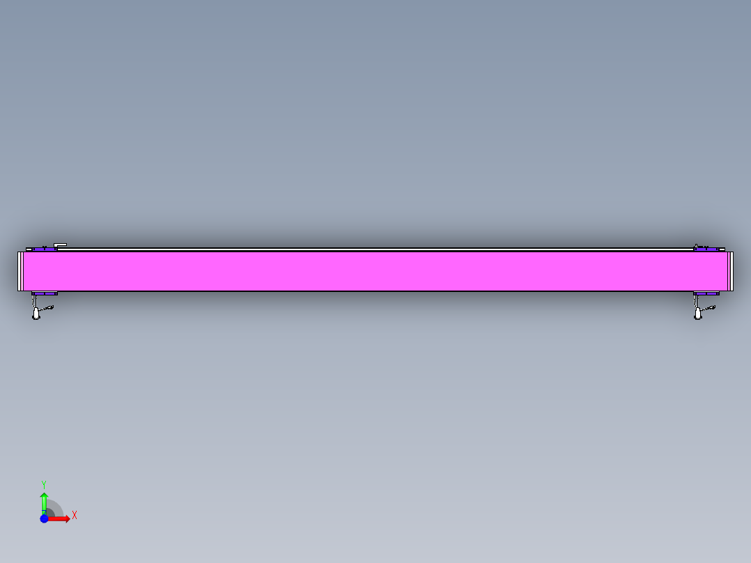 威洛博VL系列直线电机模组-2VL17E1-S2700前视图