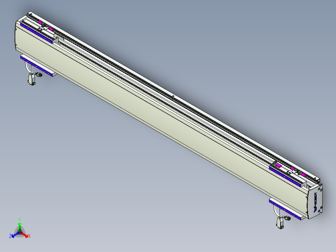 威洛博VL系列3d模型模组2VL14S2Y-S1200正等轴测图