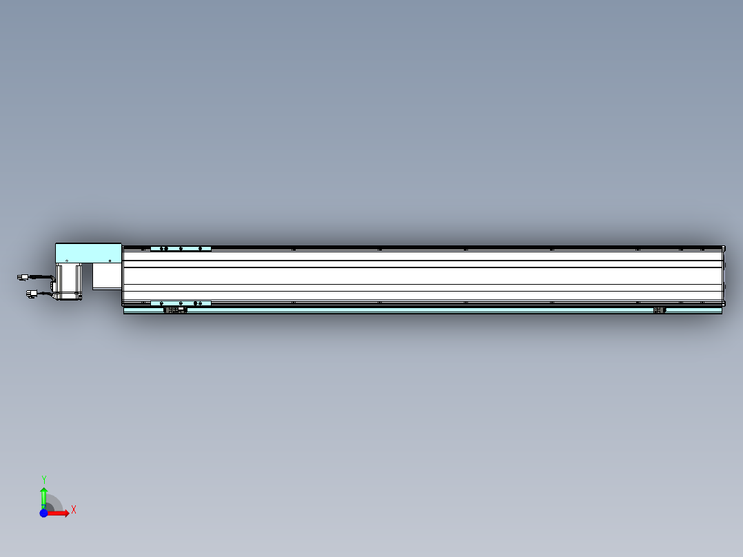 威洛博VBF同步带传动一般环境VBF14-L45-S1100-BR-ZP40-C3前视图