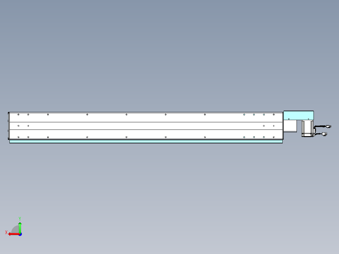 威洛博VBF同步带传动一般环境VBF14-L45-S1100-BR-ZP40-C3后视图