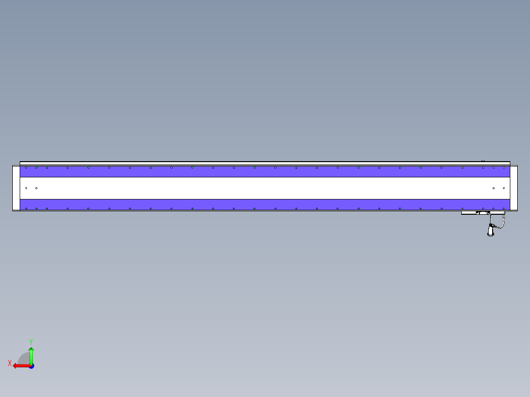 威洛博VL系列直线电机模组-VL22H3-S2100后视图