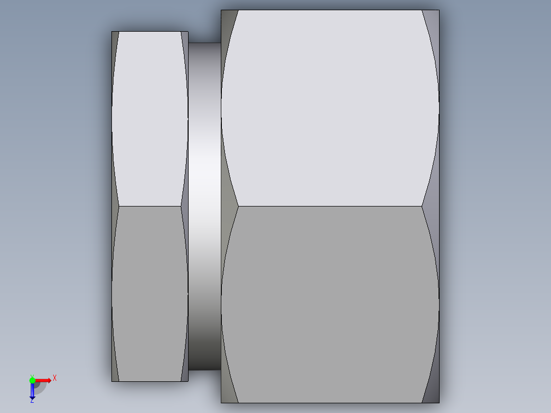 卡套式工业通用硬管接头EO_Blanking_plug_for_tube_ends_ROV22L71俯视图