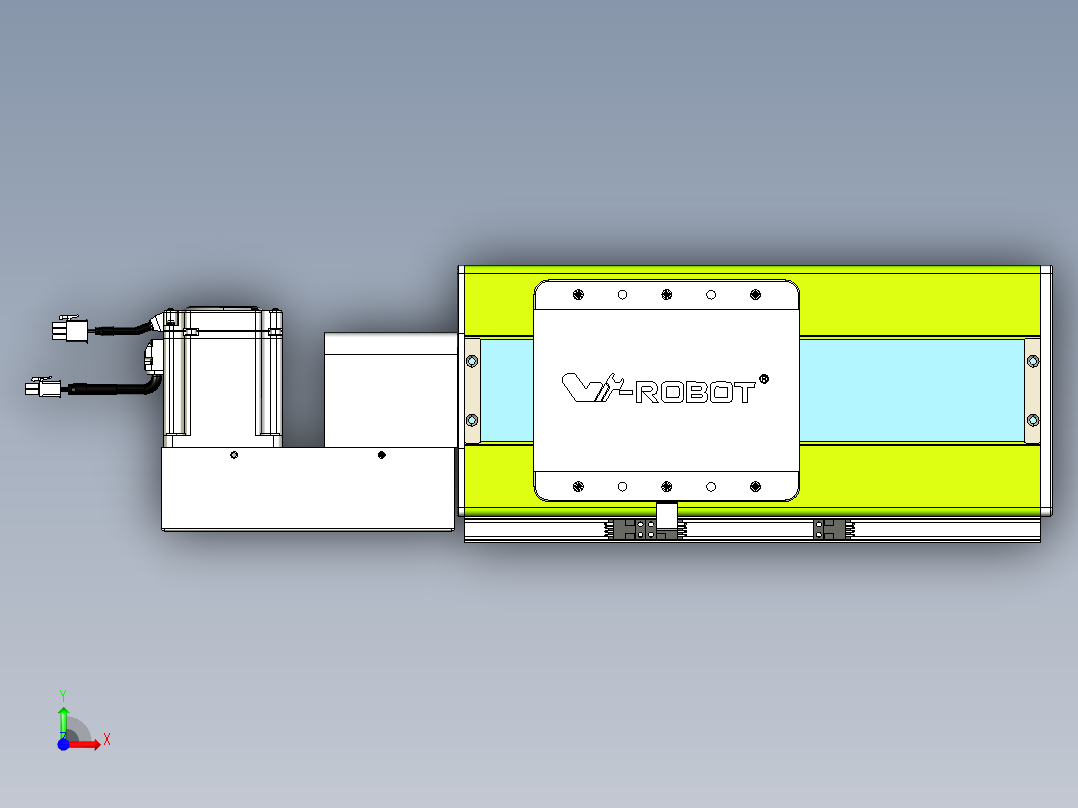 威洛博VBC同步带传动一无尘环境VBC17-L45-S100-BL-ZP75-C3前视图