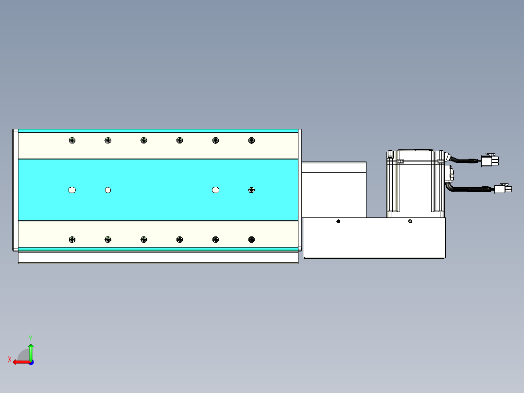威洛博VBC同步带传动一无尘环境VBC17-L45-S100-BL-ZP75-C3后视图