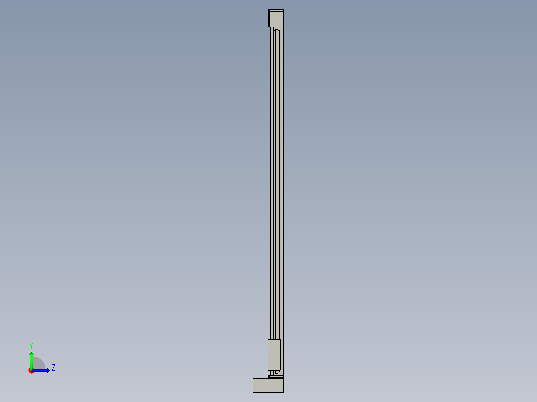 欧规系列-GB8-L96-S1800-BLU-P40-MS3左视图