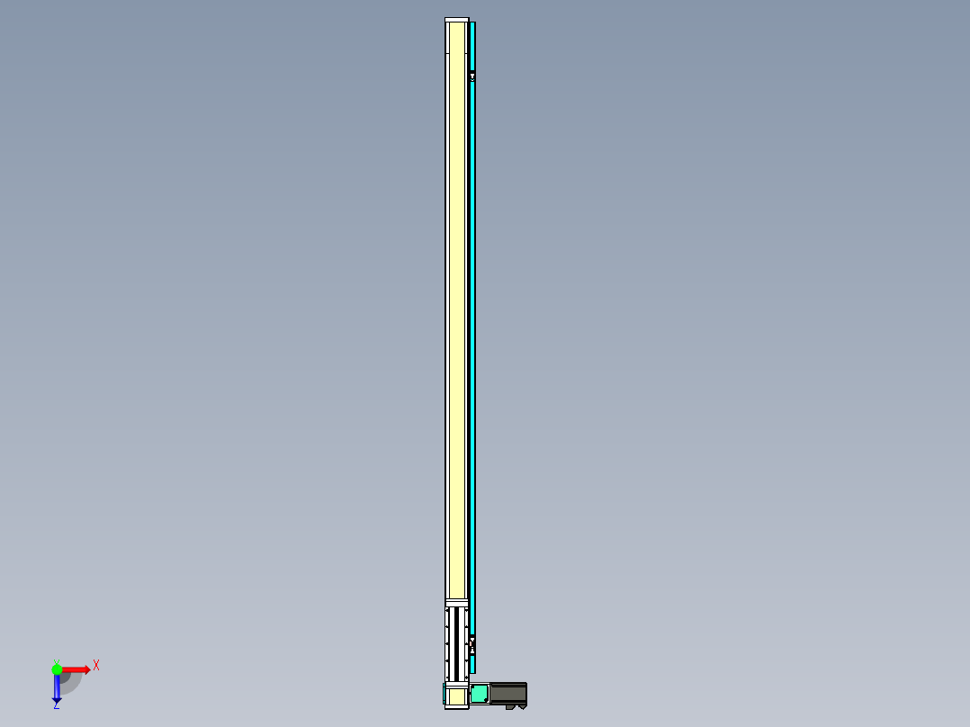 欧规系列-LB6-L130-C-S1500-BL-P40-D3俯视图