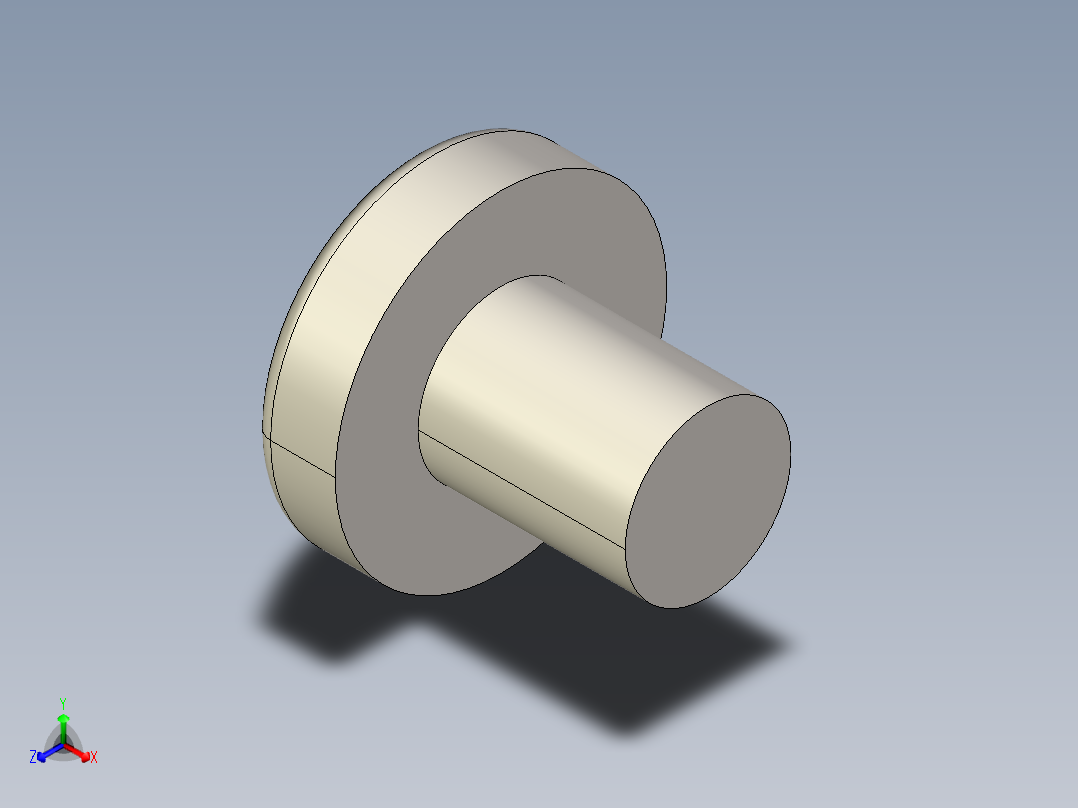 螺丝 M2 x 十字盘头-M2 x 2.5 Screw head.STEP正等轴测图