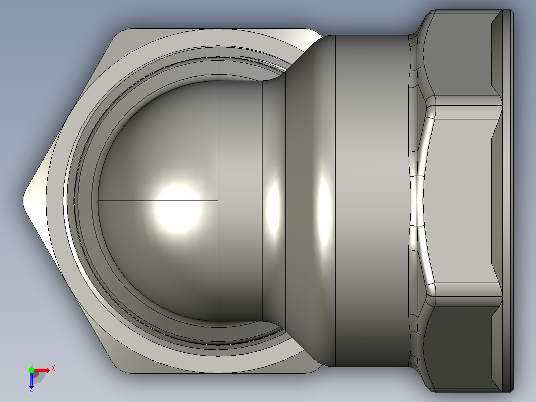 管件接头、螺纹接头、三通(39)俯视图