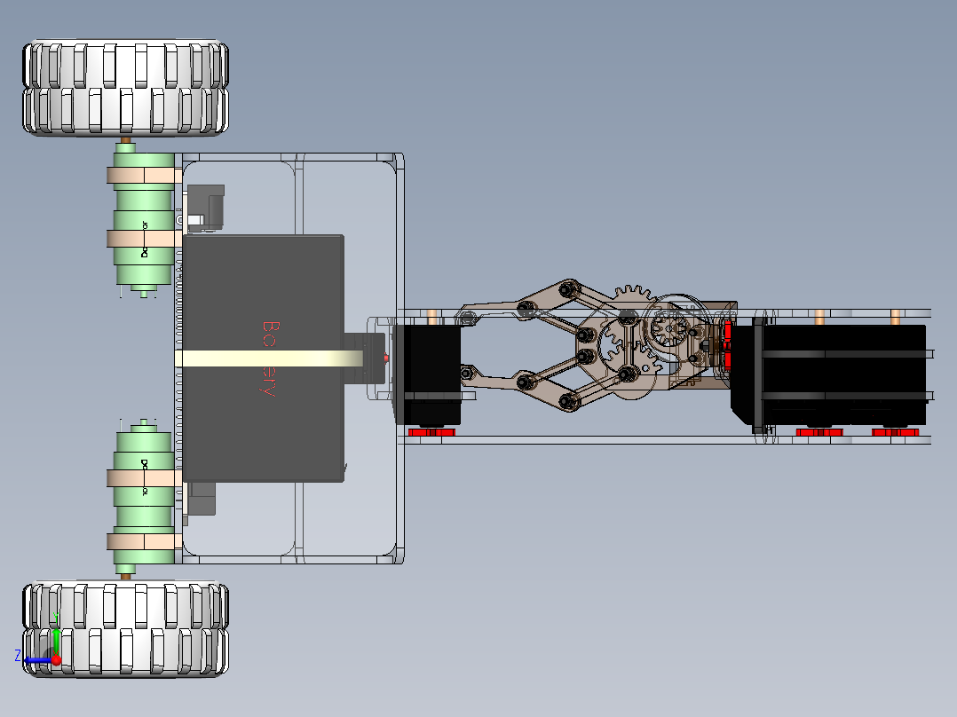 tanta IEEE机器人3D数模sw20可编辑右视图
