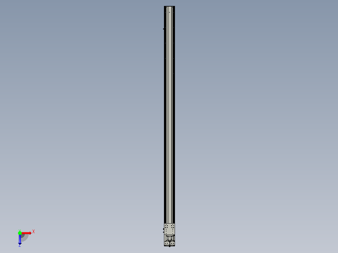 东锦齿条传动DH136G-S2800-BU-减速机+P400W俯视图