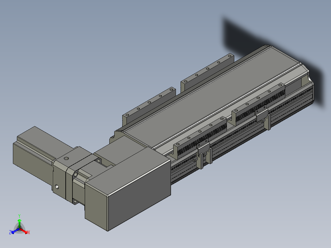 直线模组LHB17-L40-S150-BR设计图纸