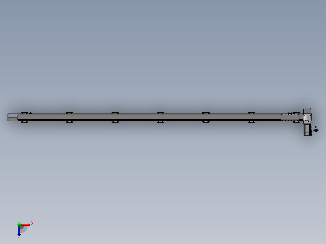 欧规同步带GTB85-RU-750W俯视图