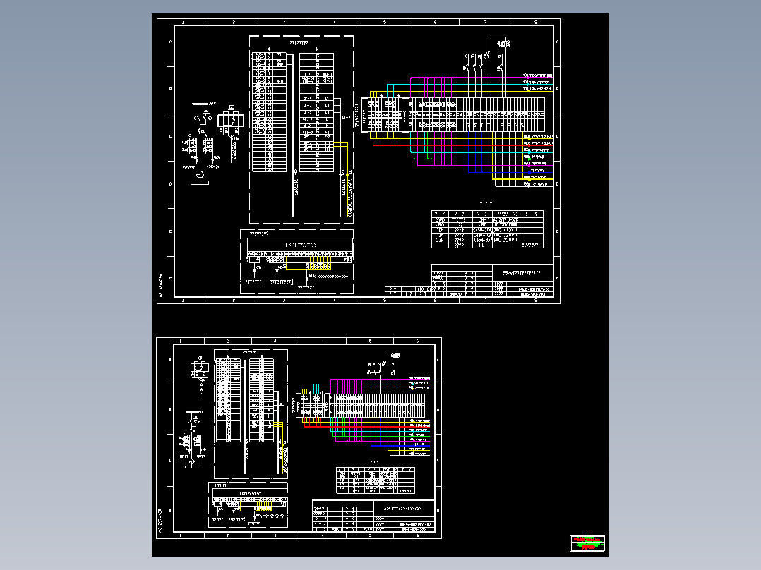 35kV并联电抗器二次接线安装图(B066-500-2001)