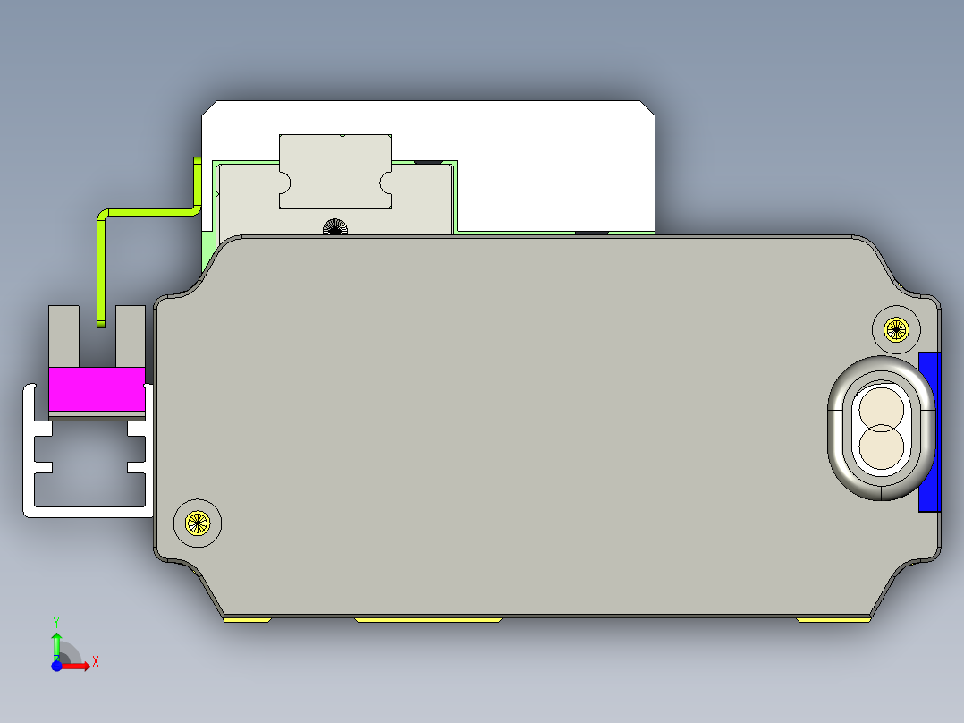 威洛博LES小滑台LES25-Lxx-S150-BL前视图