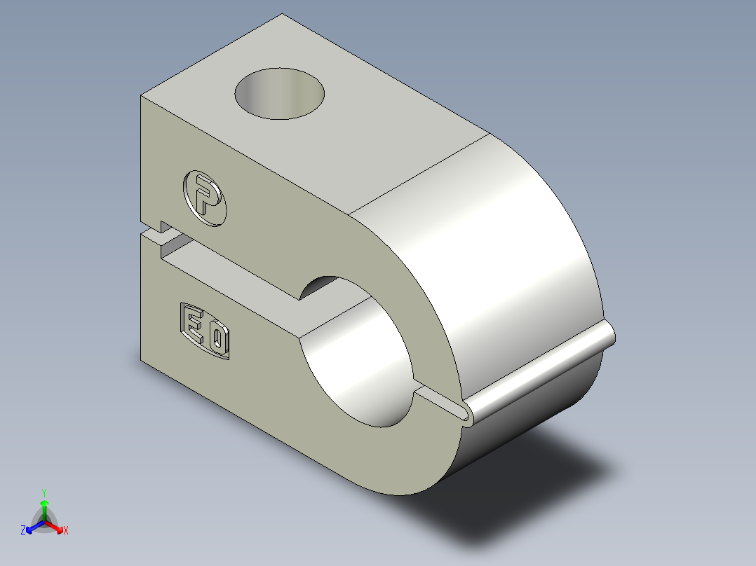 用于软管和硬管接头的工具RON312X正等轴测图
