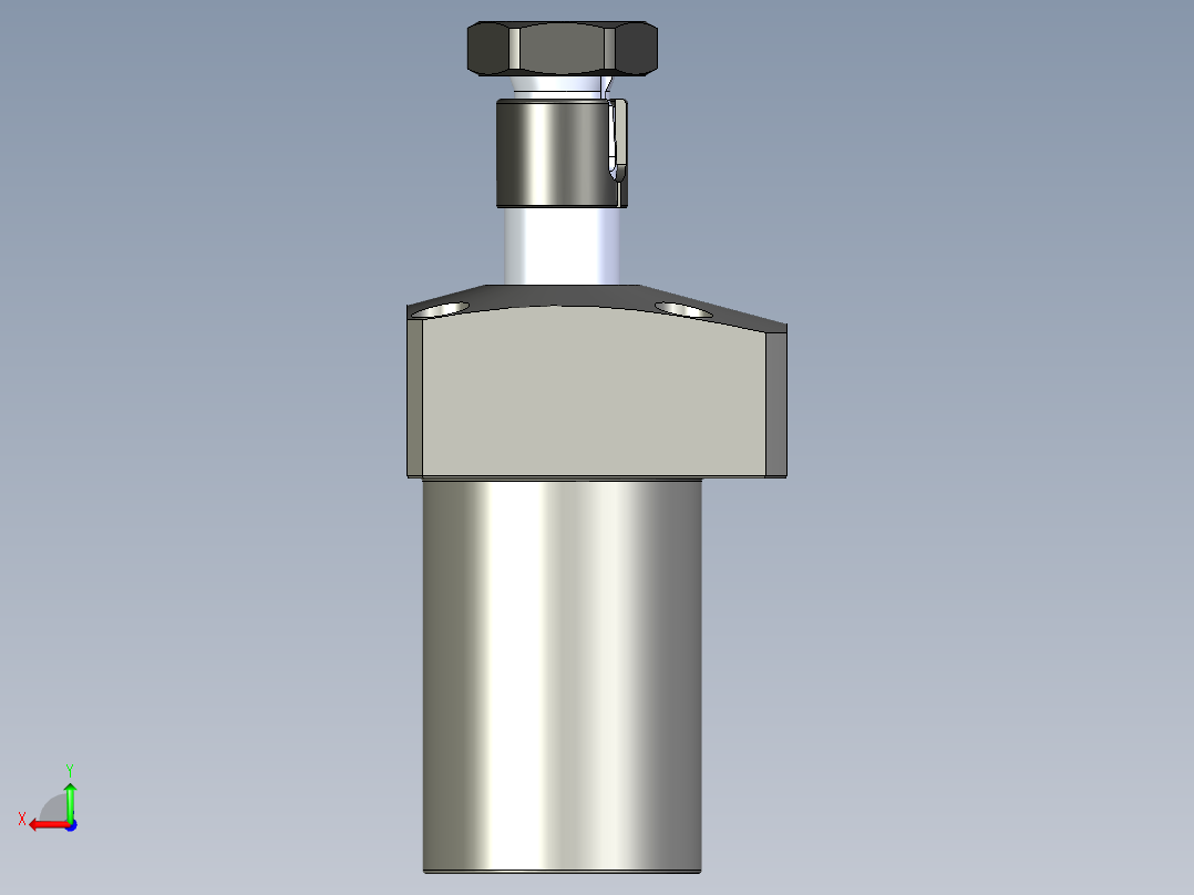 KOSMEKLHS0360-SL-Y30多系列多零件图纸模型后视图