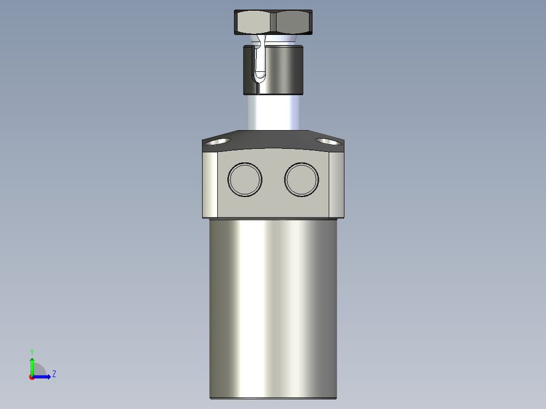 KOSMEKLHS0360-SL-Y30多系列多零件图纸模型左视图
