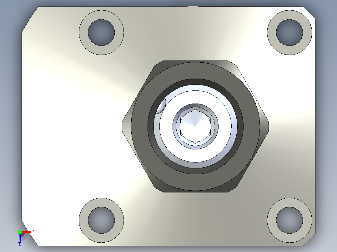 KOSMEKLHS0360-SL-Y30多系列多零件图纸模型俯视图