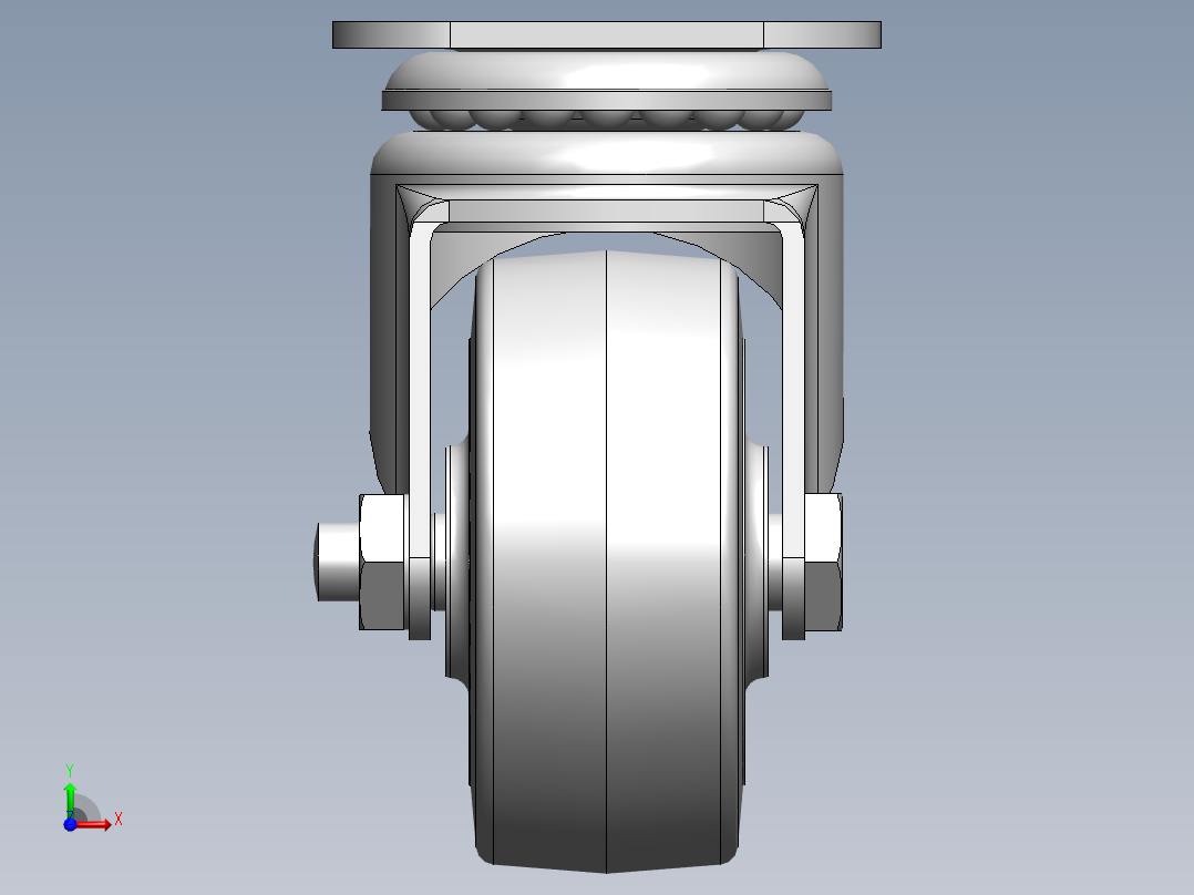 科顺脚轮Colson-1_02256_441前视图