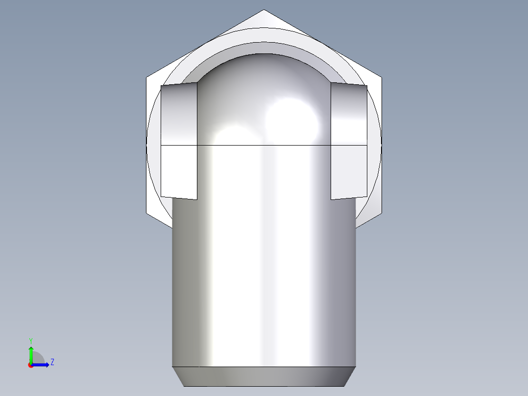 卡套式工业通用硬管接头EO_Weld_elbown_WAS28L左视图