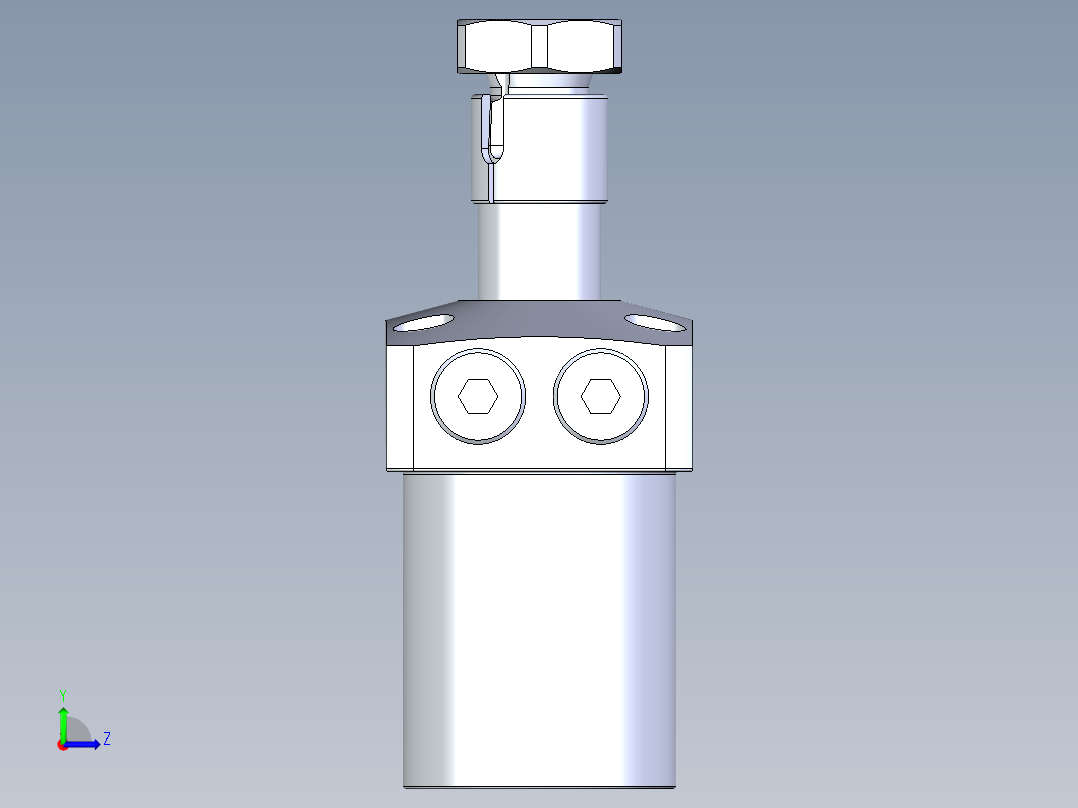 KOSMEKLHA0400-CL-Y45多系列多零件图纸模型左视图