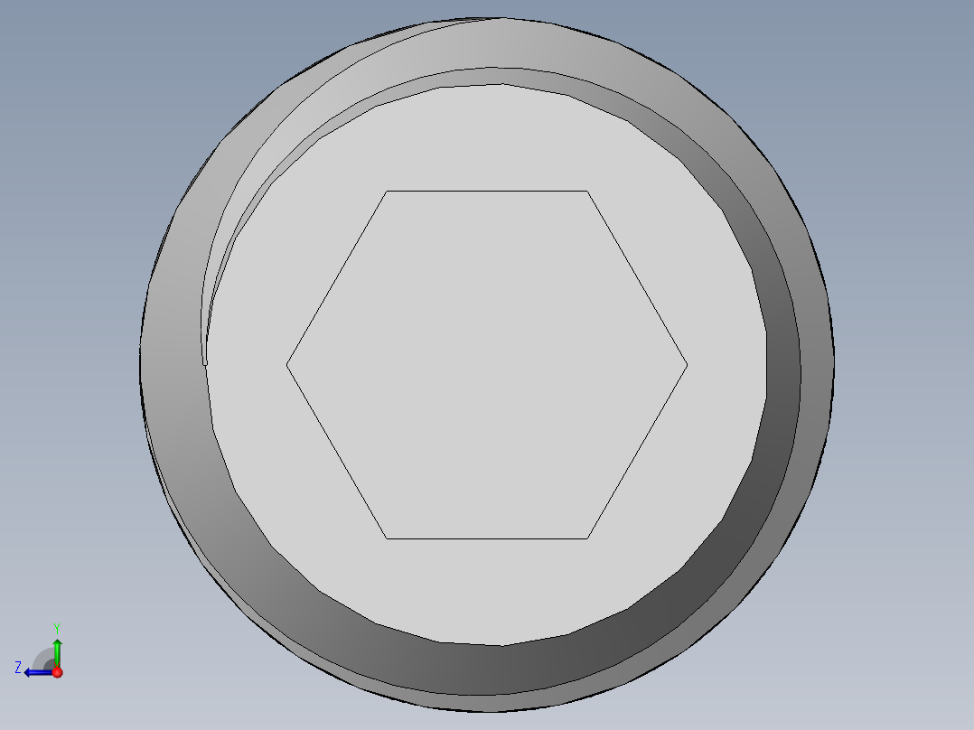 DIN 913-ISO 4026 固定螺钉-M10 L=10.SLDPRT右视图
