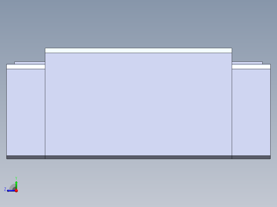 上银直线滑轨-HGH25CA 滑块右视图