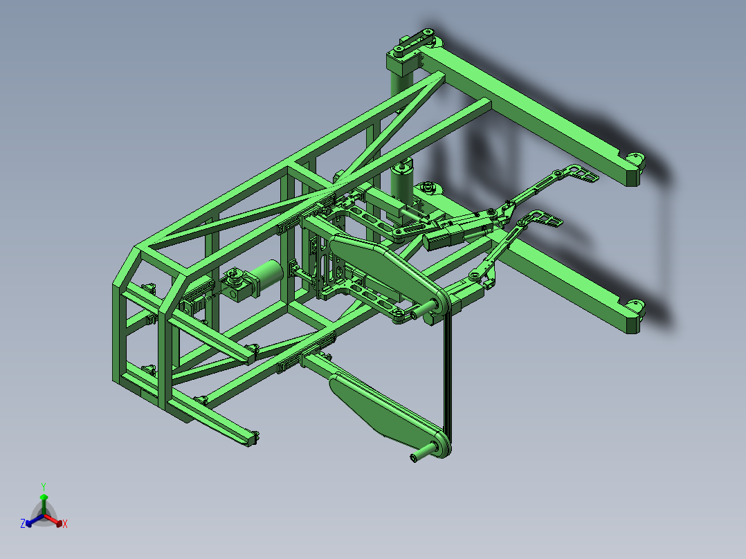 康复机器人sw18正等轴测图