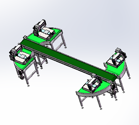 三坐标激光点焊机产线sw17可编辑