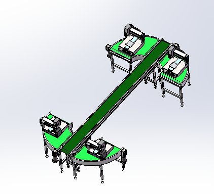 三坐标激光点焊机产线sw17可编辑