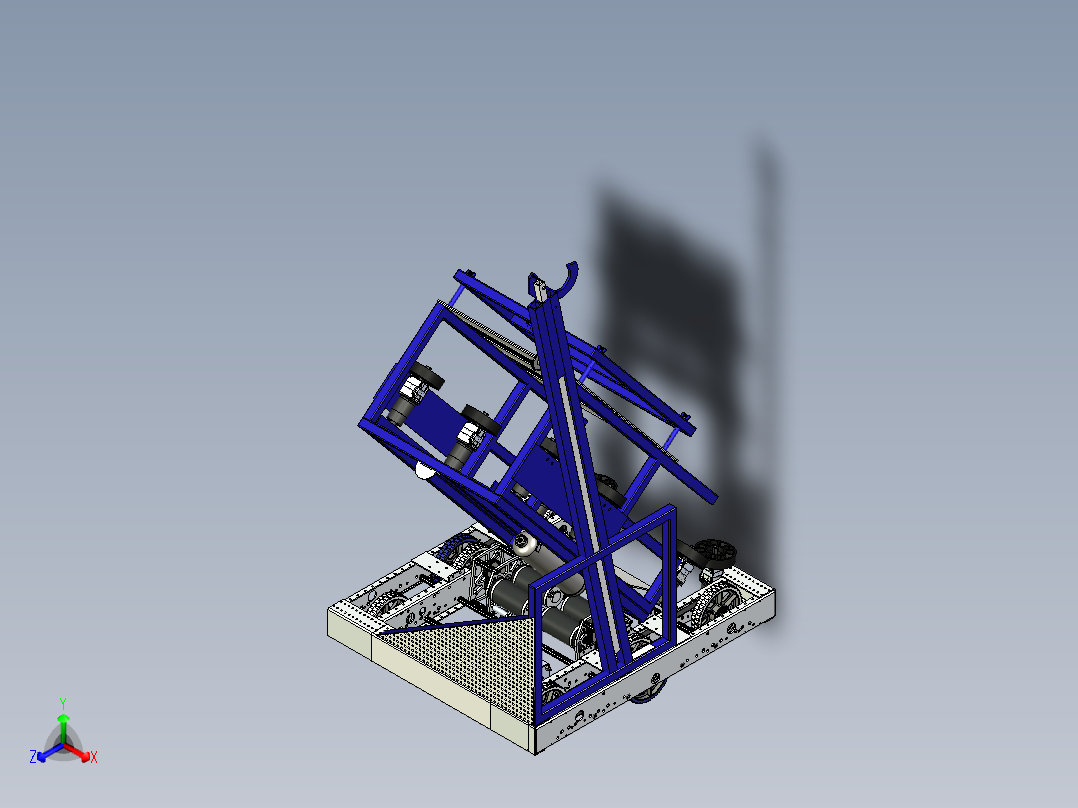 游戏比赛机器人3D模型 stp正等轴测图
