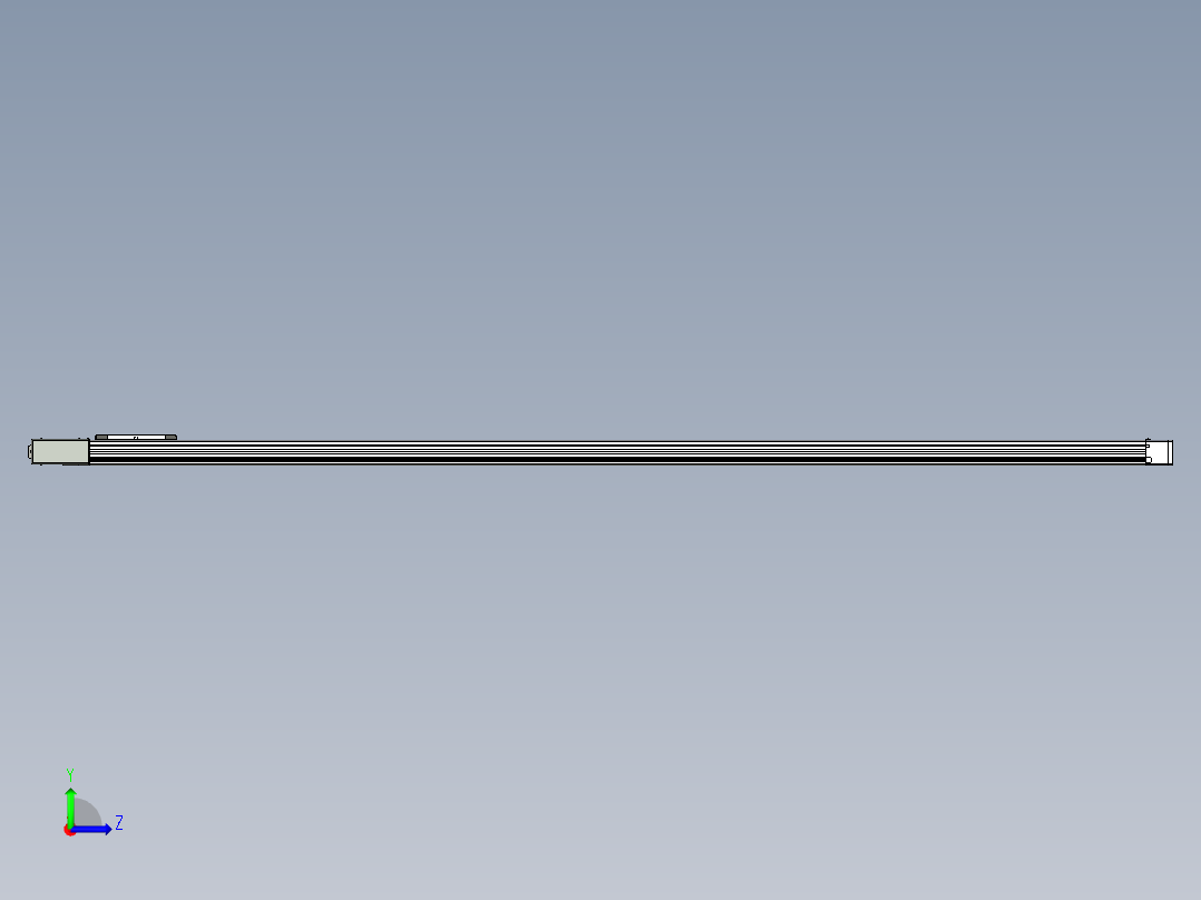 同步带滑台-欧规BC6H-L60-S2500-L-ZP40-D3左视图
