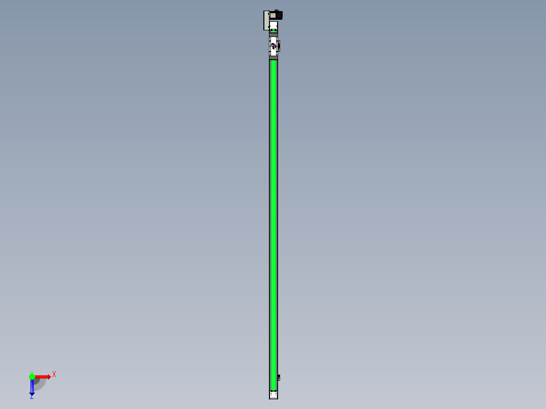 同步带滑台-欧规BC6H-L60-S2500-L-ZP40-D3俯视图