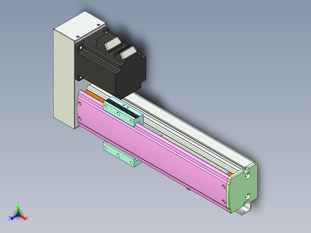 威洛博VF6-L16-C-S100-BR-P20-C4正等轴测图