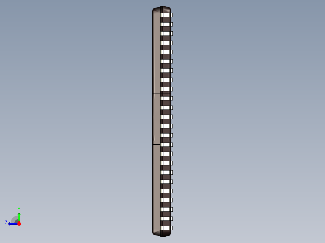 IC封装SMD TSSOP（超薄小型封装）从8引脚到56引脚版本右视图