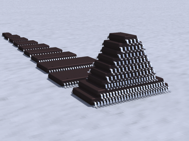 IC封装SMD TSSOP（超薄小型封装）从8引脚到56引脚版本