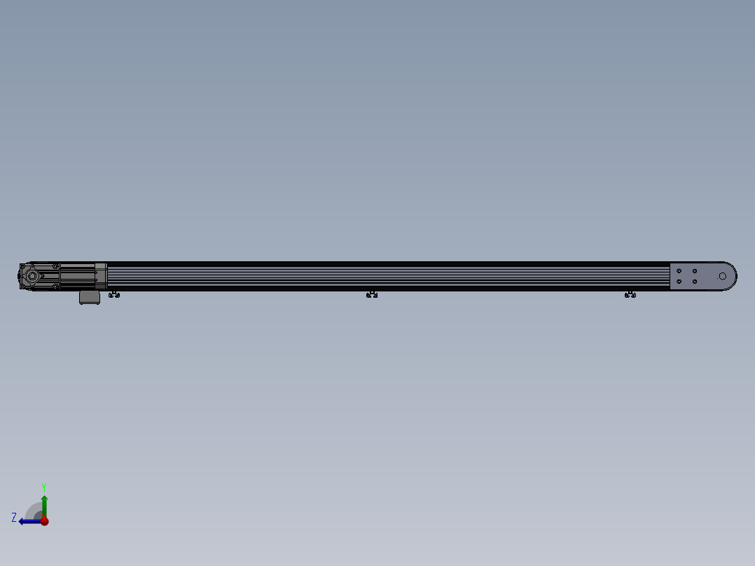 皮带输送机 (66)右视图