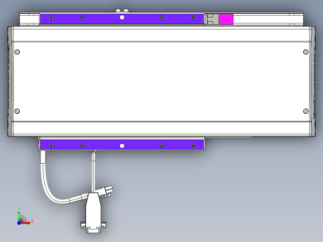 威洛博VL系列直线电机模组-VL14S3-S100前视图