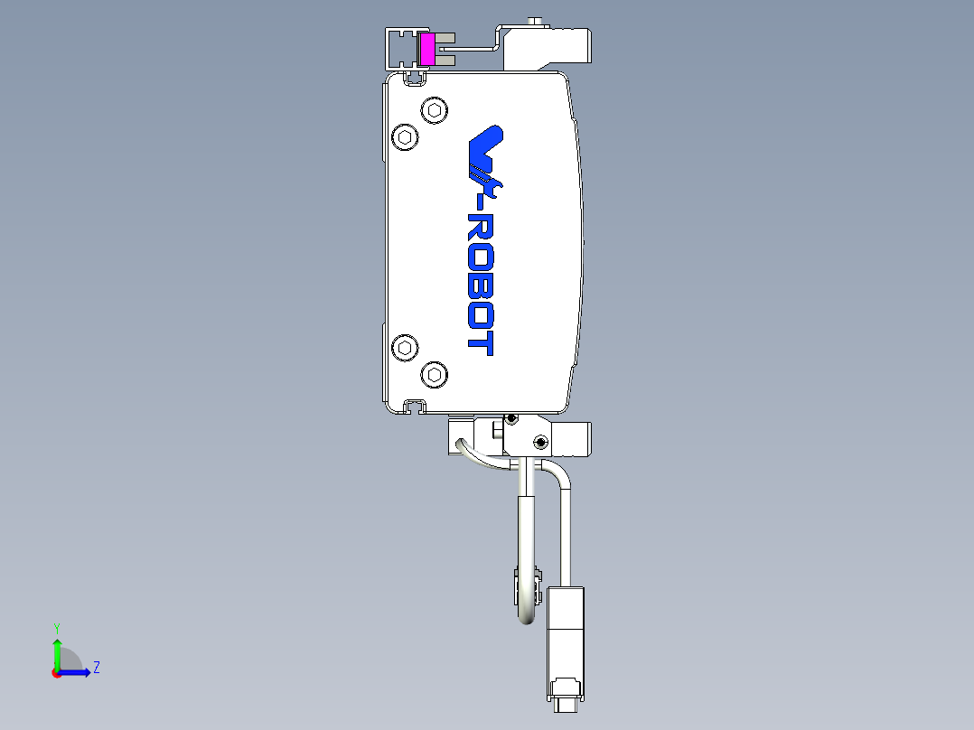 威洛博VL系列直线电机模组-VL14S3-S100左视图