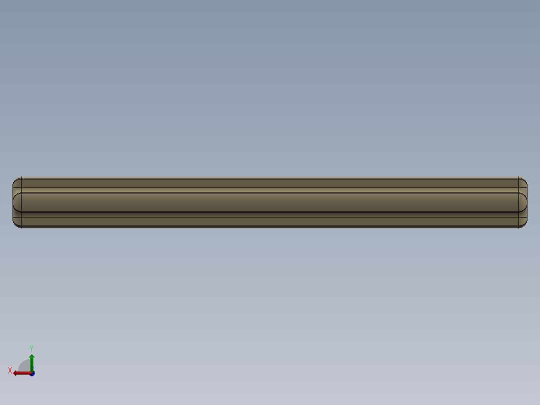 乐高机械组车桥-3706 Tan Technic Axle 6后视图