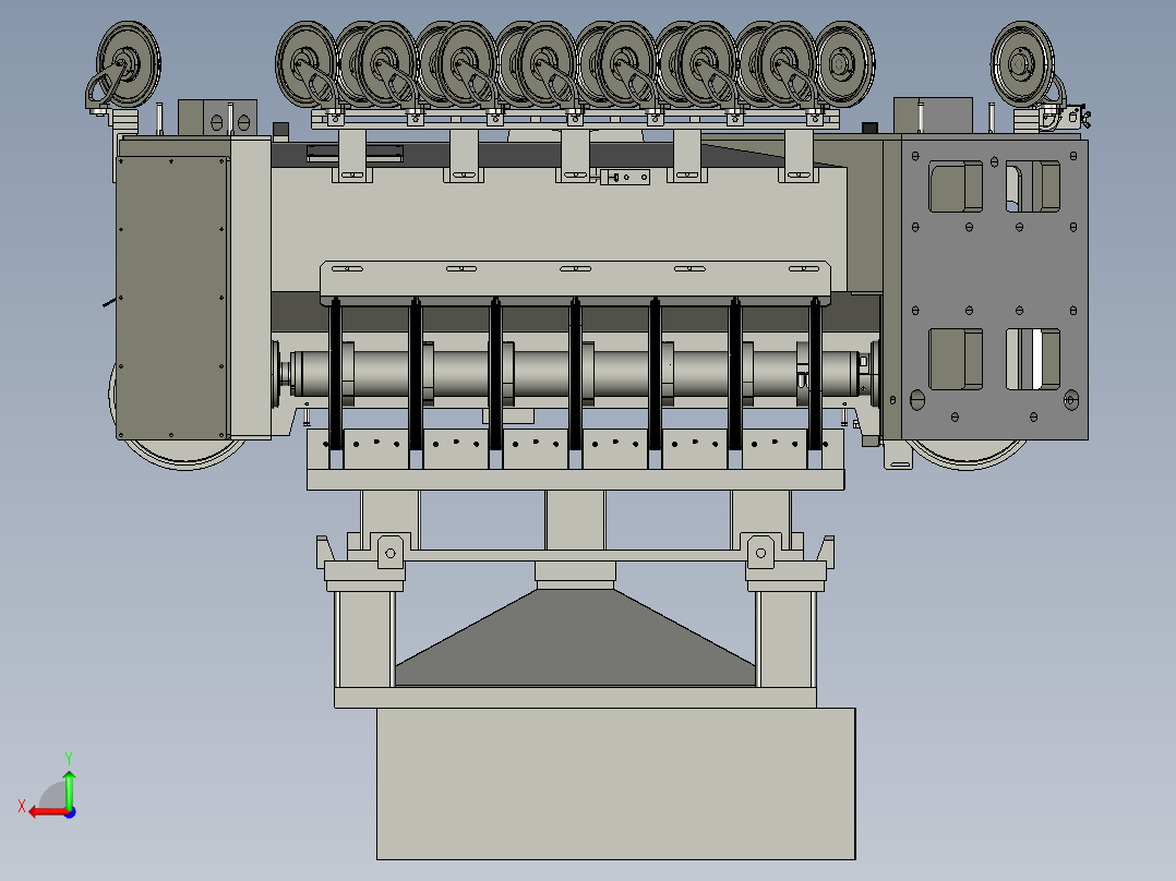开方机改造G6三维后视图