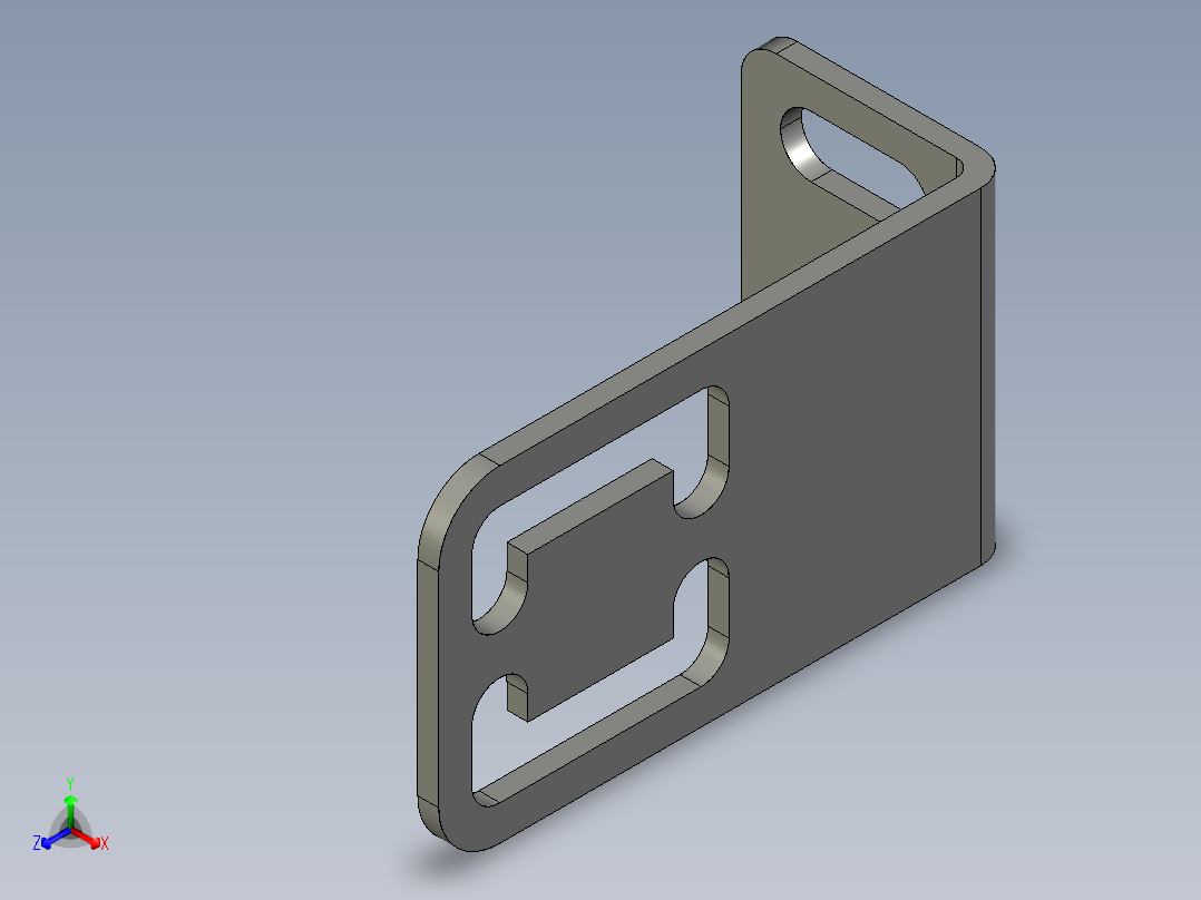 基恩士CZ-40_bracket1_kc图纸模型