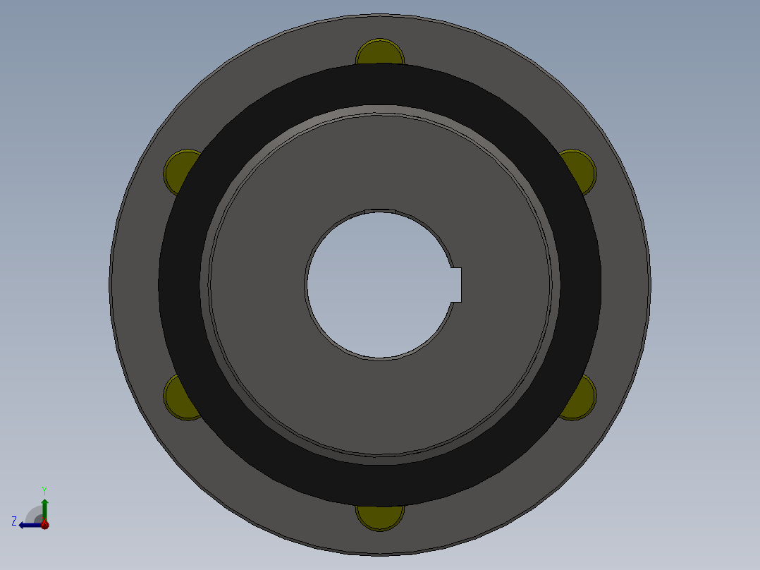 14种LX型弹性柱销联轴器集合大全前视图