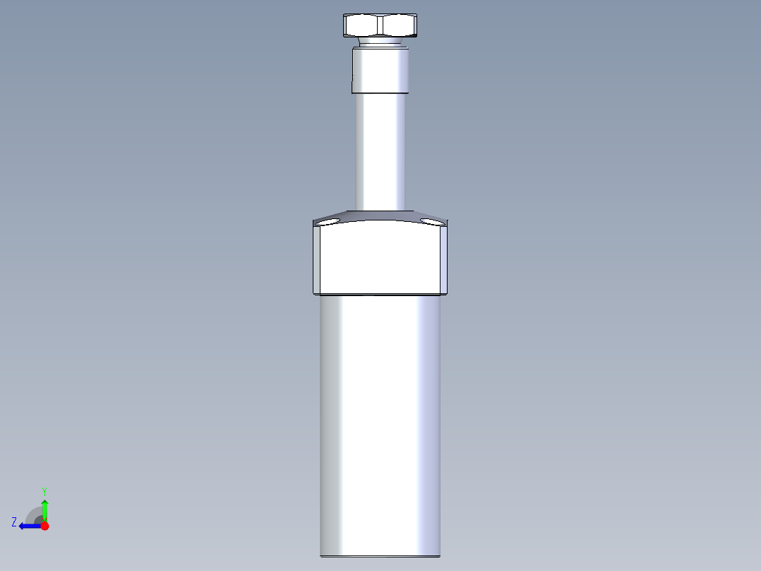 KOSMEKLHA0360-CR-Q25多系列多零件图纸模型右视图