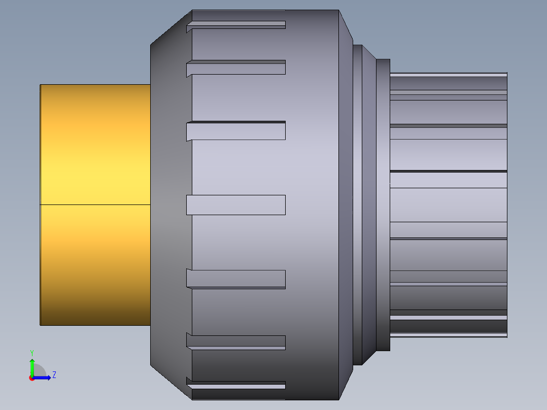 15BIFOV 适配器会在PVC-U 黄铜溶剂焊接插座D和BSP螺纹黄铜母端R O型圈橡胶左视图
